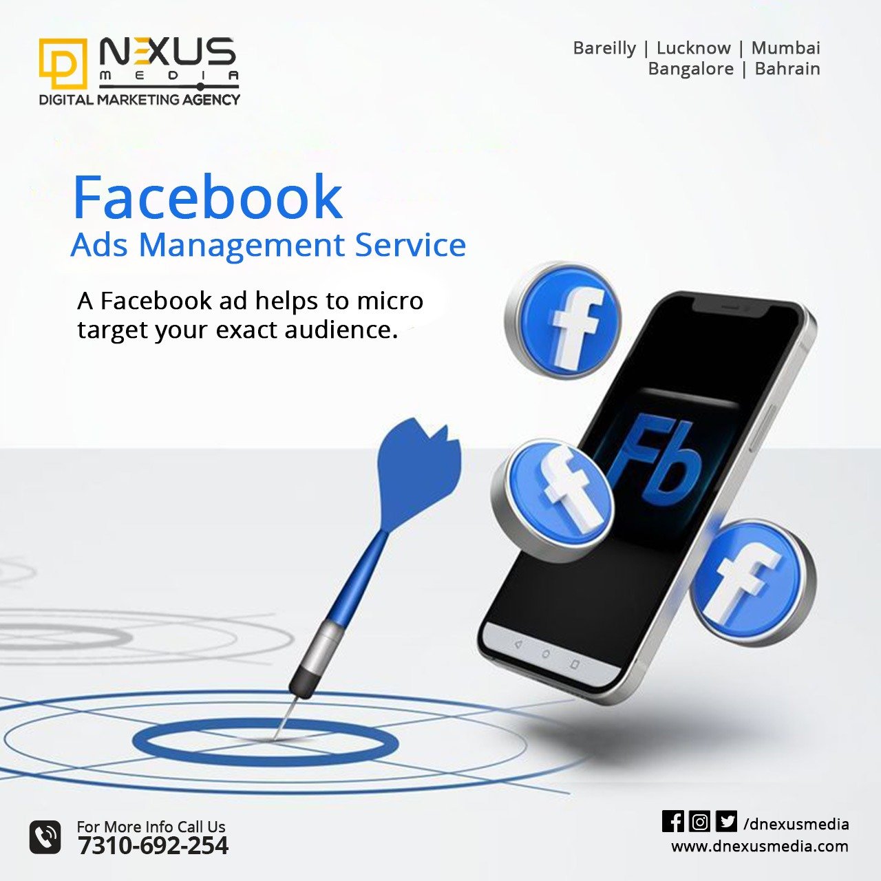 Best Facebook Advertising Services in Bareilly Digital Nexus Media Pvt. Ltd.