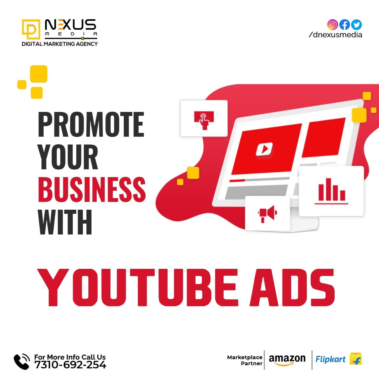 YouTube Marketing Services in Bareilly Digital Nexus Media Pvt. Ltd.
