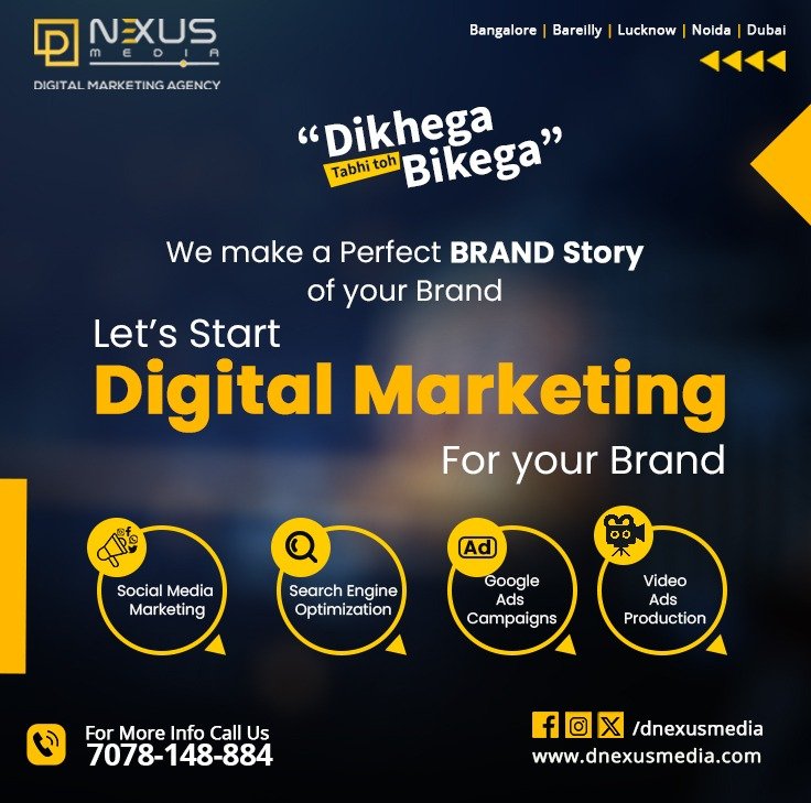 Digital marketing agency near me in Bareilly Digital Nexus Media Pvt. Ltd.